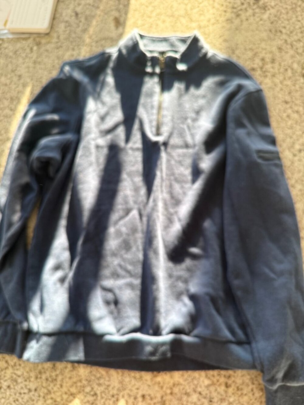Deep Blue Bugatchi Men's Pullover - Large